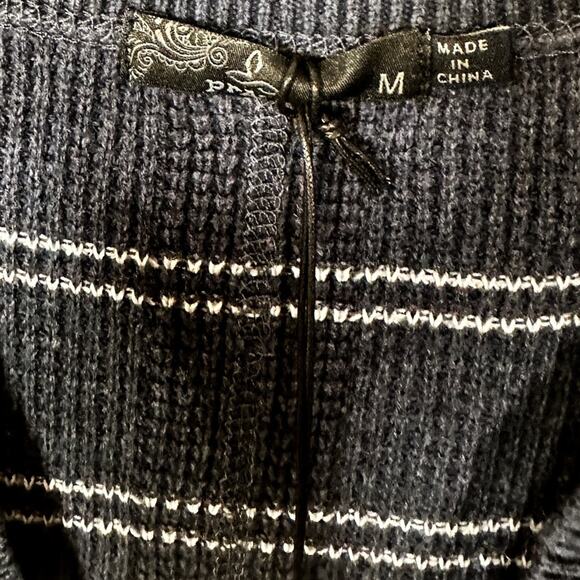 NEW with tags Prana Blue and White Milani Henley Sweater Dress Medium, MSRP $109 - Picture 10 of 11